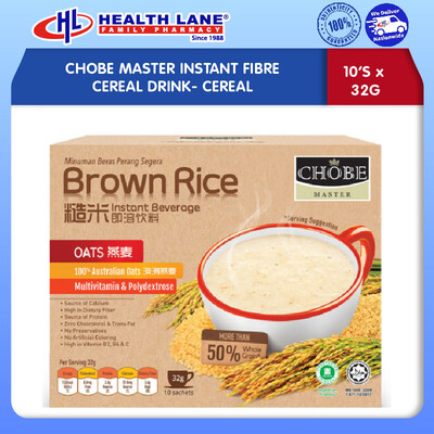 CHOBE MASTER INSTANT FIBRE CEREAL DRINK- CEREAL 10SACx32G
